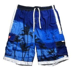 Ingear Shorts Men Size 36 Blue beach board sk8 swim trunks